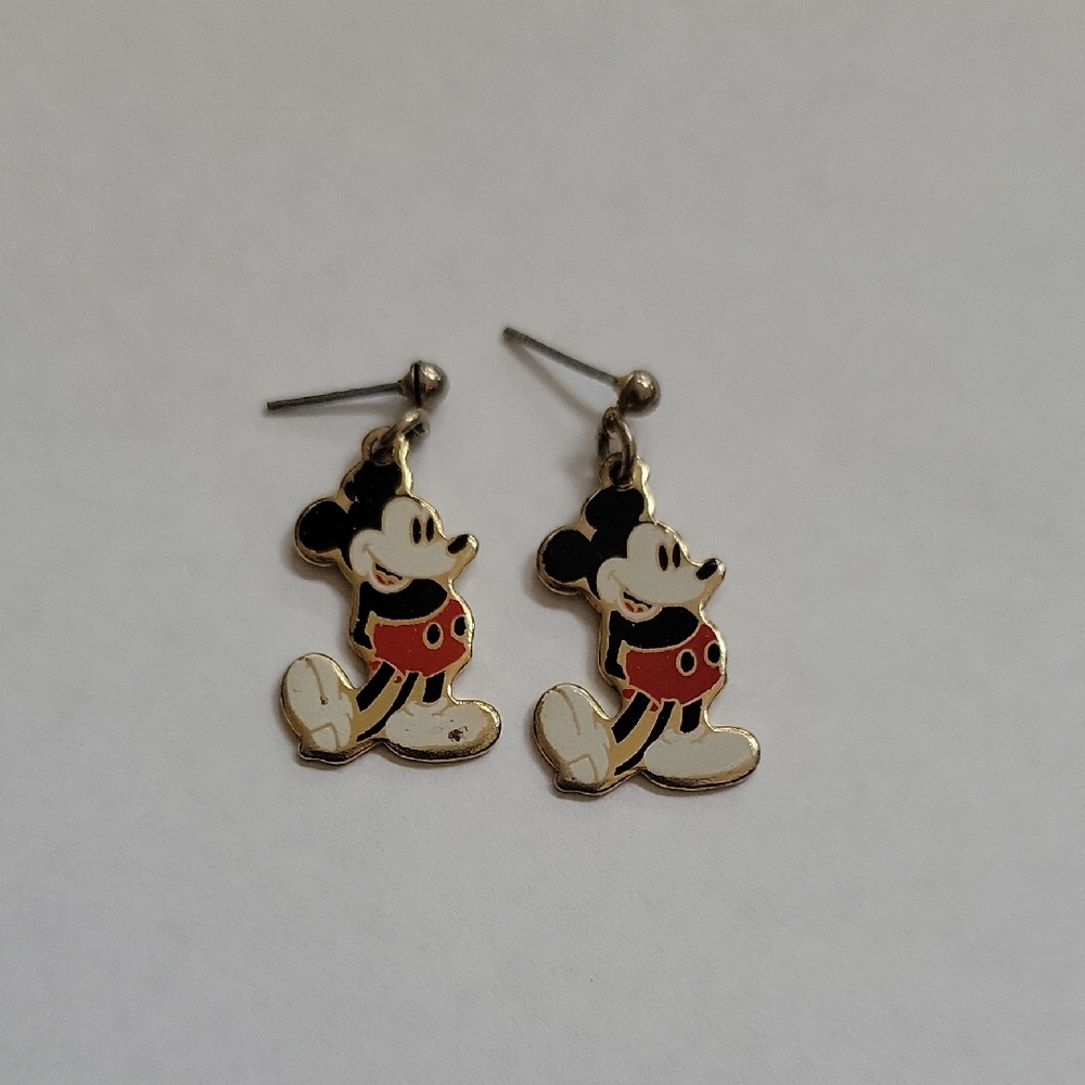 Vintage Mickey Mouse Earrings